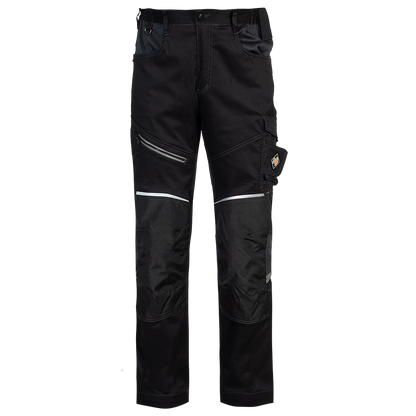 Работен панталон REVOLT 4STRETCH BLACK/DARK GREY/GREY - 1
