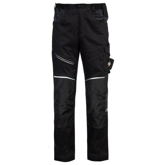 Work trousers REVOLT 4STRETCH BLACK/DARK GREY/GREY - 1