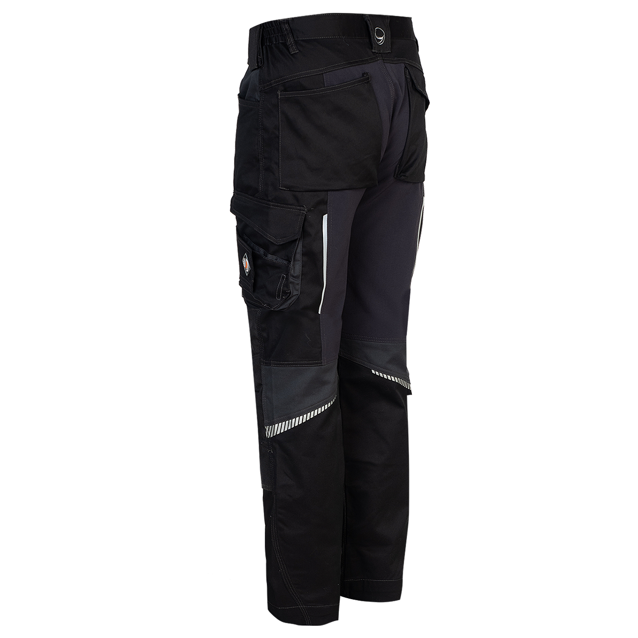 Работен панталон REVOLT 4STRETCH BLACK/DARK GREY/GREY - 4