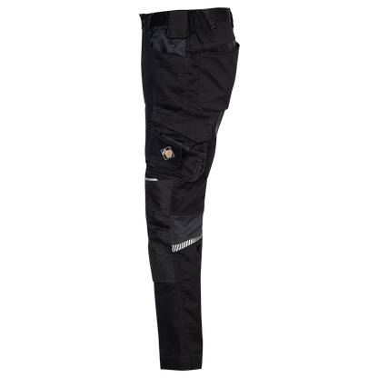 Работен панталон REVOLT 4STRETCH BLACK/DARK GREY/GREY - 6