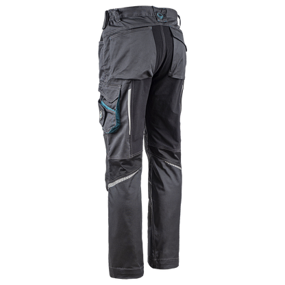 Работен панталон REVOLT 4STRETCH GREY/BLACK/PETROL - 7