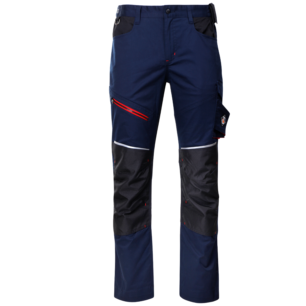 Work trousers REVOLT 4STRETCH NAVY BLUE/BLACK - 1
