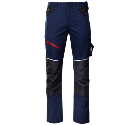 Work trousers REVOLT 4STRETCH NAVY BLUE/BLACK - 1