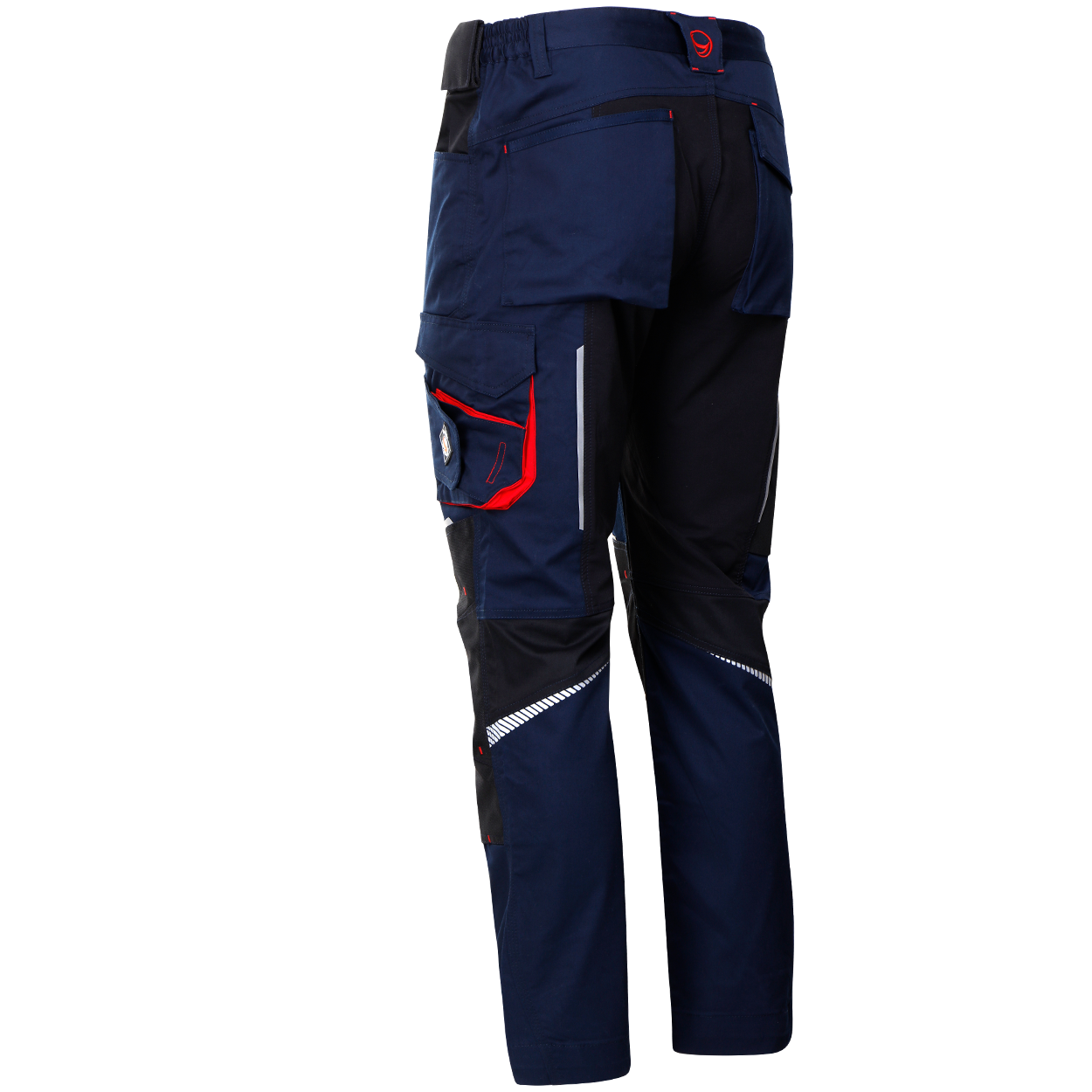 Work trousers REVOLT 4STRETCH NAVY BLUE/BLACK - 4