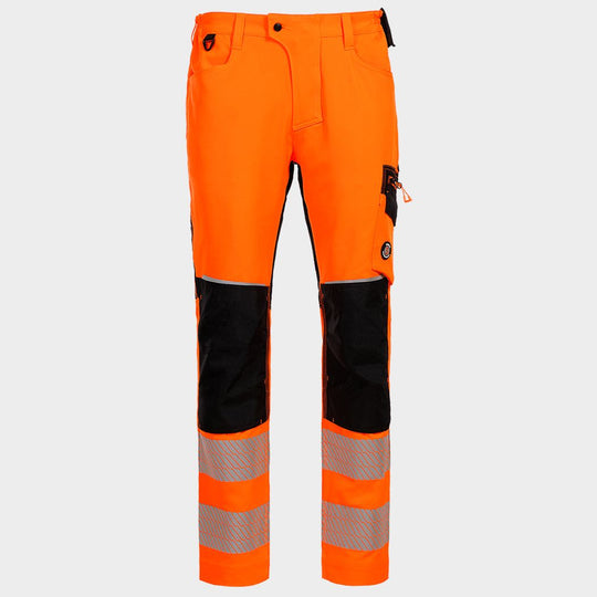 Work trousers REVOLT HV 4STRETCH ORANGE - 1