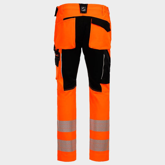 Work trousers REVOLT HV 4STRETCH ORANGE - 2