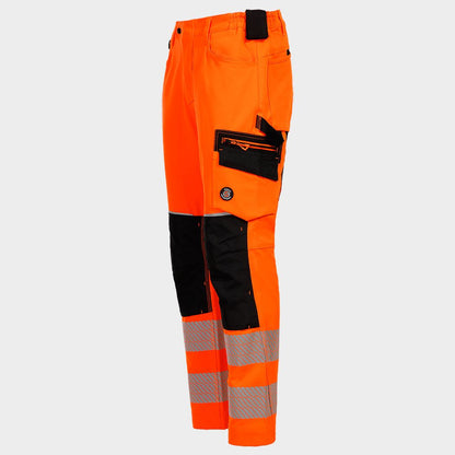 Работен панталон REVOLT HV 4STRETCH ORANGE - 3