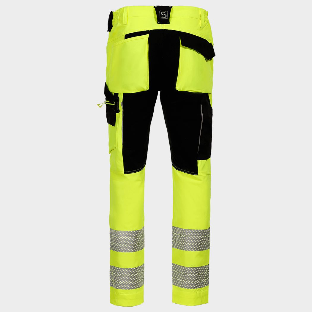 Work trousers REVOLT HV 4STRETCH YELLOW - 3