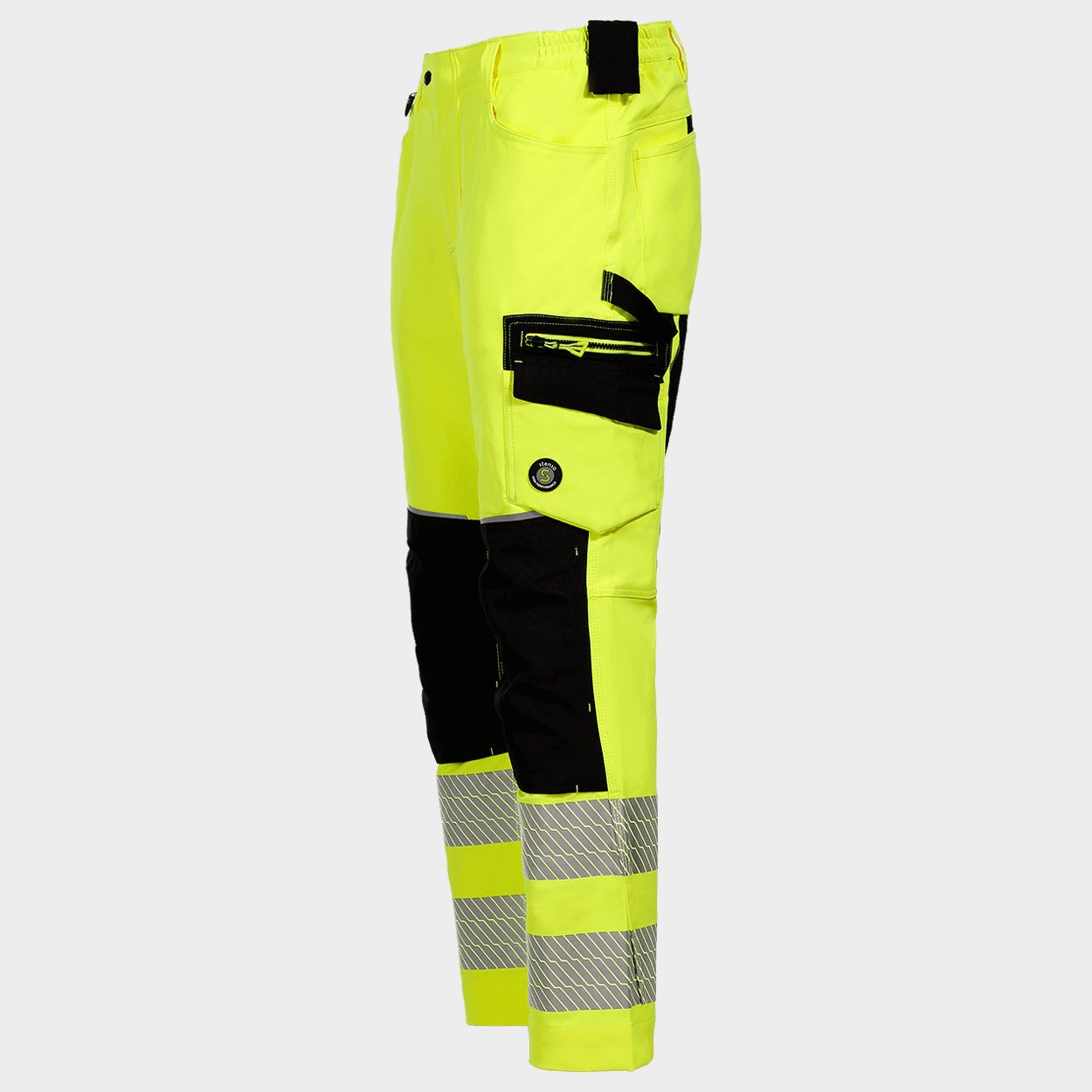 Work trousers REVOLT HV 4STRETCH YELLOW - 4