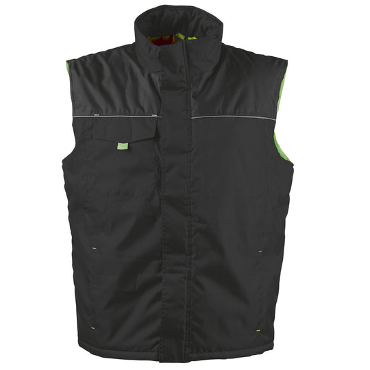 Работен елек LANOS BLACK/GREEN